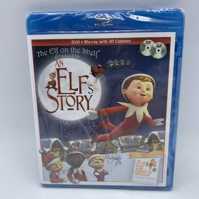 ELF ON THE SHELF Presents An Elf's Story DVD + Blu-ray W/3D Content Sealed New