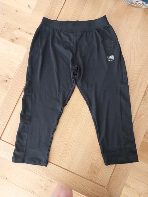 Collant/pantaloni da corsa Karrimor nuovi senza etichette lunghezza taglia 10