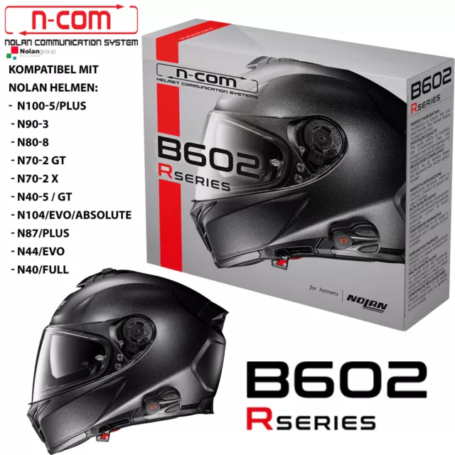 N-COM Headset B602 R für Nolan Helme N100-5 N90-3 N80-8 N70-2 Bluetooth Intercom 3