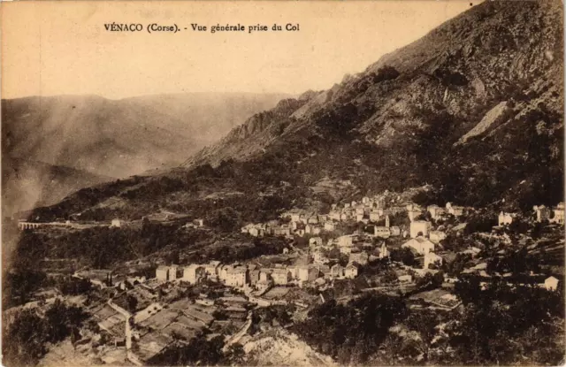 CPA CORSE VENACO - Vue générale prise du Col (711828)