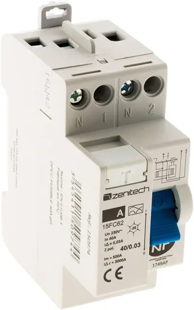 Interrupteur Différentiel 40/2 30Ma Type a NF -