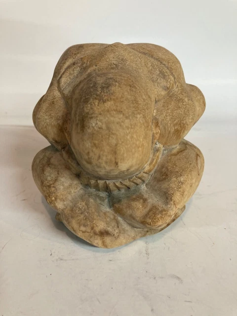 Weeping/Praying Budha Yogi Monk Hand Carved 5 1/2”
