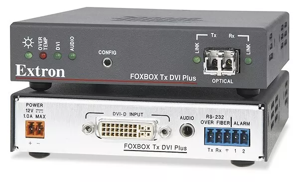 EXTRON FOXBOX Tx DVI Plus MM Glasfasersender DVI Audio RS-232 Multimode