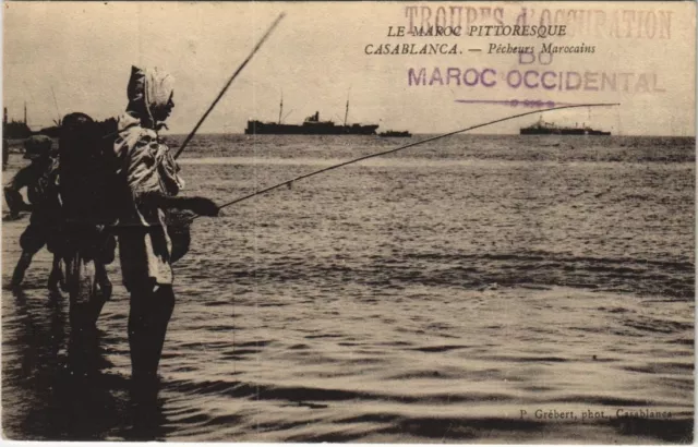CPA AK MAROC CASABLANCA Moroccan Fishermen (38960)