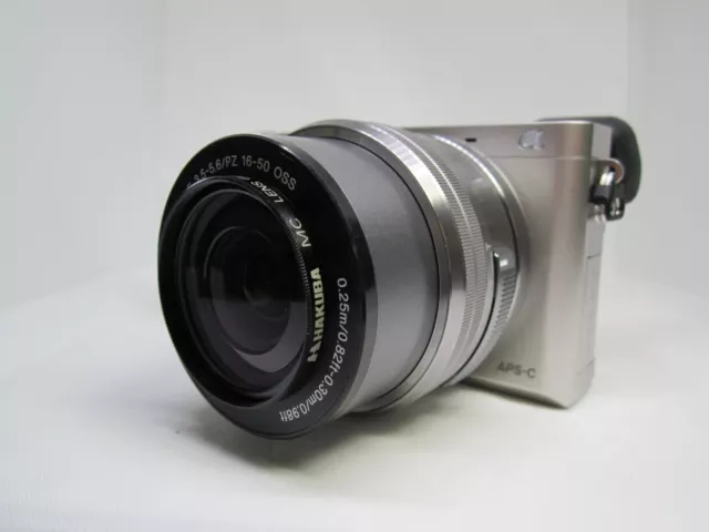 [Near Mint] Sony Alpha A6000 digital camera only 998 shots silver w/16-50mm #182