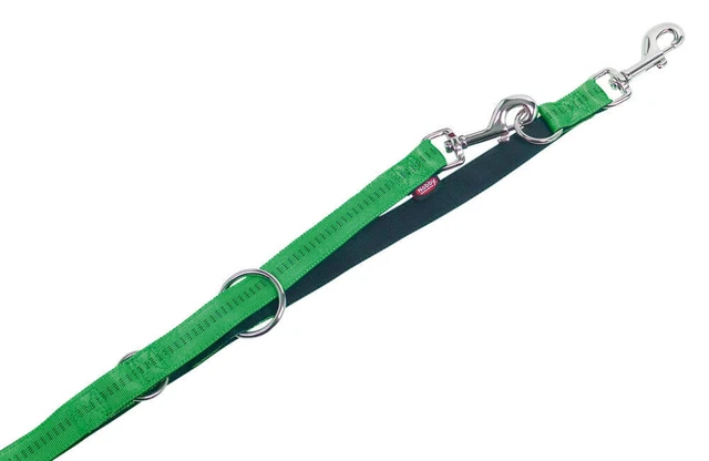 Nobby Führleine "Soft Grip" hellgrün / braun L: 200cm