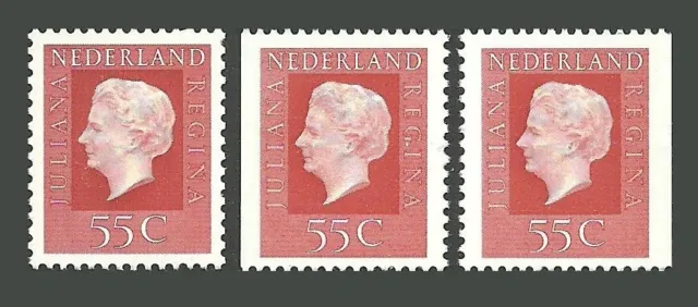 Netherlands Stamps 1976 Queen Juliana New Values - MNH