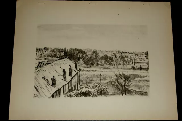 SALE "OUTSIDE ARRAS, NEAR THE GERMAN LINES" (XXXVIII) by MUIRHEAD BONE WW1 1917