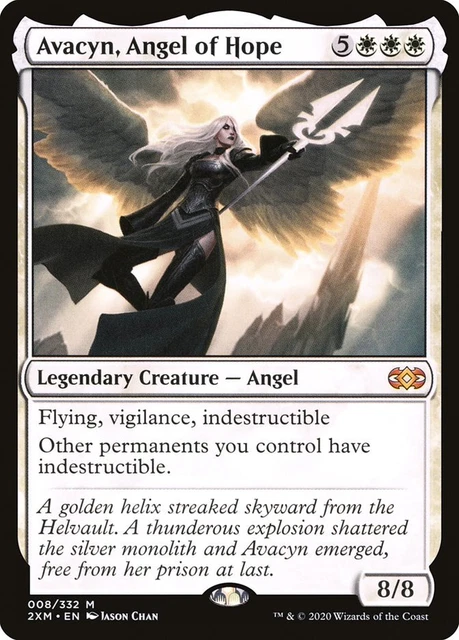 MTG Magic the Gathering Avacyn, Angel of Hope (8/503) Double Masters LP MTG Magic the Gathering Avacyn, Angel of Hope (8/503) Double Masters LP