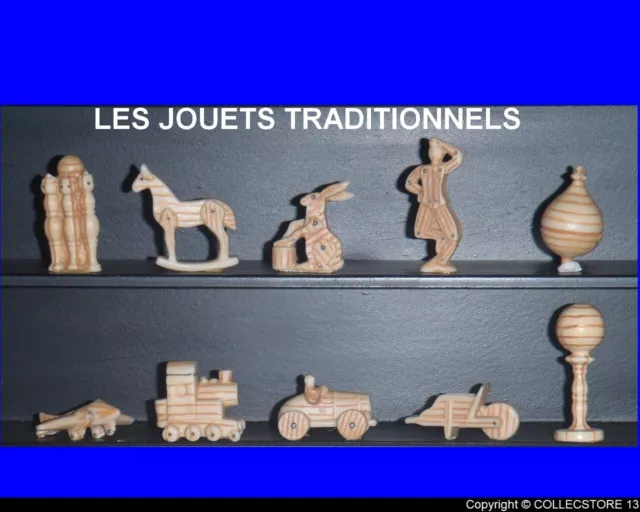 Serie Complete De Feves Les Jouets Traditionnels En Bois