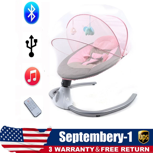 ELECTRIC BABY SWING Cradle Rocker Chair Bouncer Seat Infant Seat Remote