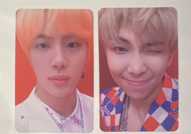 Kpop BTS Love Yourself Answer Jin/ RM Official Photocard Set 2ea