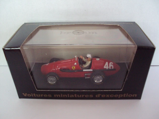 Miniature FERRARI 500 F2 5 ASCARI GRAND PRIX D'ANGLETERRE 1953 1ER 1/18
