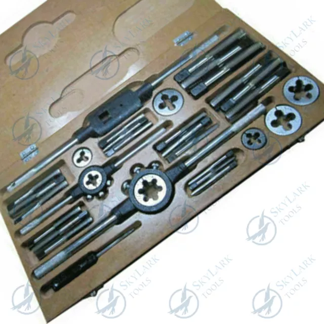 New Tap And Die Set 1/4 To 3/4 British Standard Whitworth- Boxed Complete Bsw