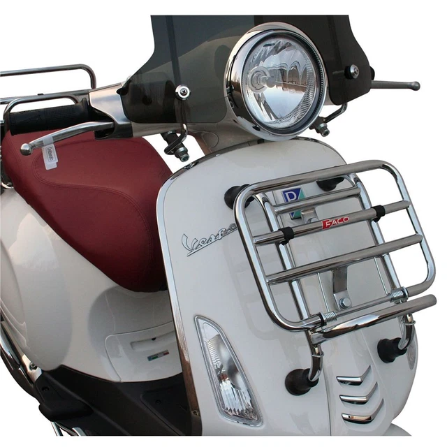 Portaequipajes Delantero Cromado Para Vespa VBB VNB GL Sprint 125 150 | F.A.