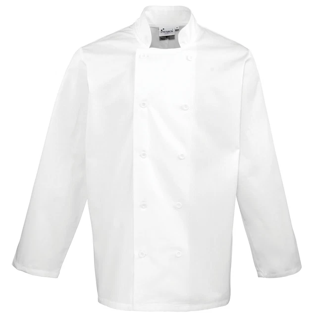 Premier Unisex Koch Jacke (2 Stück/Packung) (RW6835)