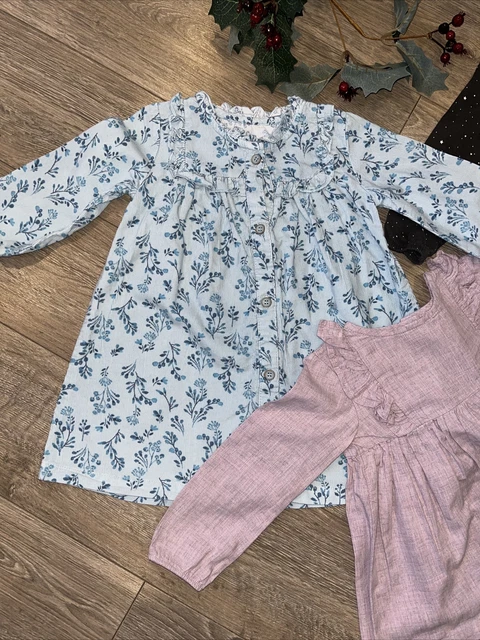 NEXT Tu George bambine autunno inverno pacchetto abito jeans top età 12-18 4