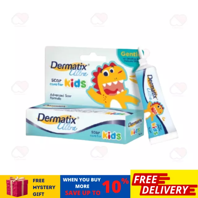 DERMATIX Ultra Kids 9g Advanced Scar Formula - Cuidado de cicatrices para...