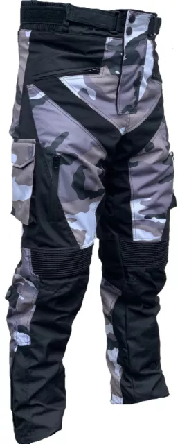 Motorradhose mit Protektoren Herren Textil Camouflage Motorrad Enduro Hose URBAN 3