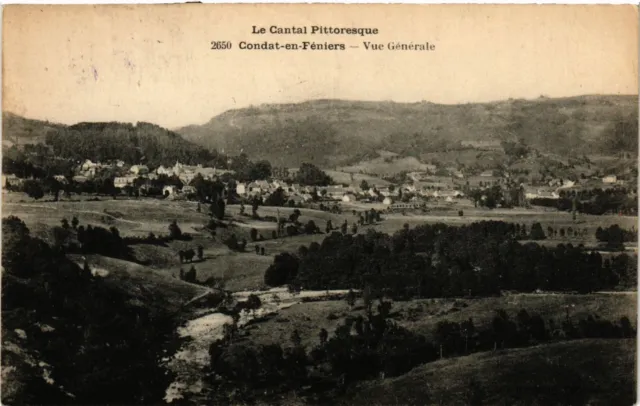 CPA Le Cantal Pittoresque - Condat-en-Féniers - Vue Générale (435888)