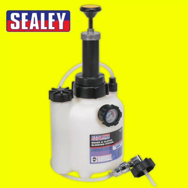 VS820 système de saignement de frein / embrayage outil de saignement de liquide 2,5 ltr saignement neuf Sealey