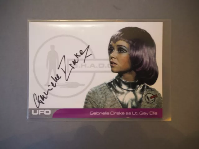 Ufo Trading Cards Gabrielle Drake (Lt Ellis) Gd1 Autograph Card