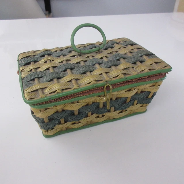 Joli Coffret De Dinette Ancien - Vaisselle Miniature Vintage - Jeu D'enfant - Brocante
