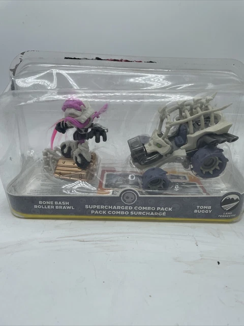 SKYLANDERS SUPERCHARGERS DUAL PACK BONE BASH ROLLER BRAWL & TOMB BUGGY see pix SKYLANDERS SUPERCHARGERS DUAL PACK BONE BASH ROLLER BRAWL & TOMB BUGGY see pix