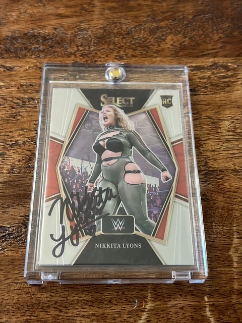 Nikkita Lyons IP Signed Select RC Card Psa Dna Coa Autographed WWE NXT