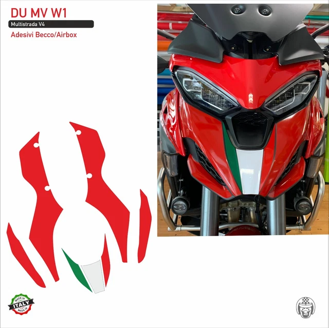 Autocollant 3D moto Protege Mains Ducati Multistrada V2 V2s 2025 compatibles