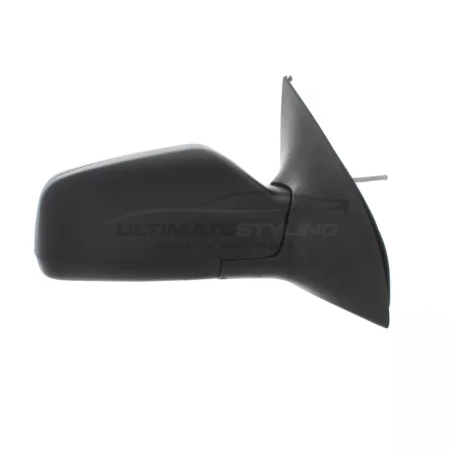 Vauxhall Astra G Mk4 1998-2005 Door Wing Mirror Manual Black Drivers Side Right