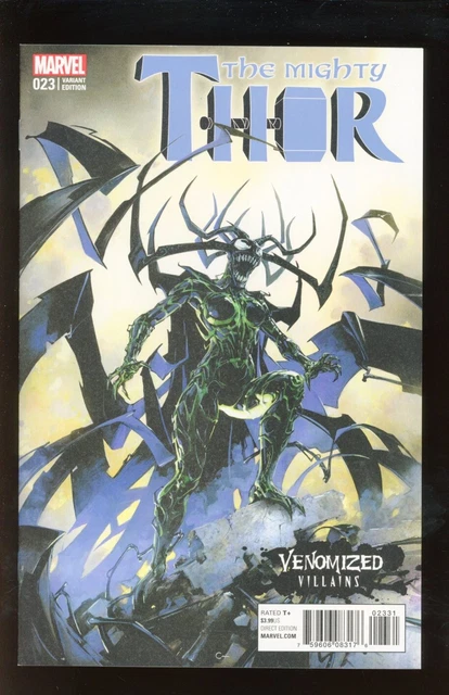 Mighty Thor #23 Near Mint 9.4 2017 Clayton Crain Venomized Villains Variant
