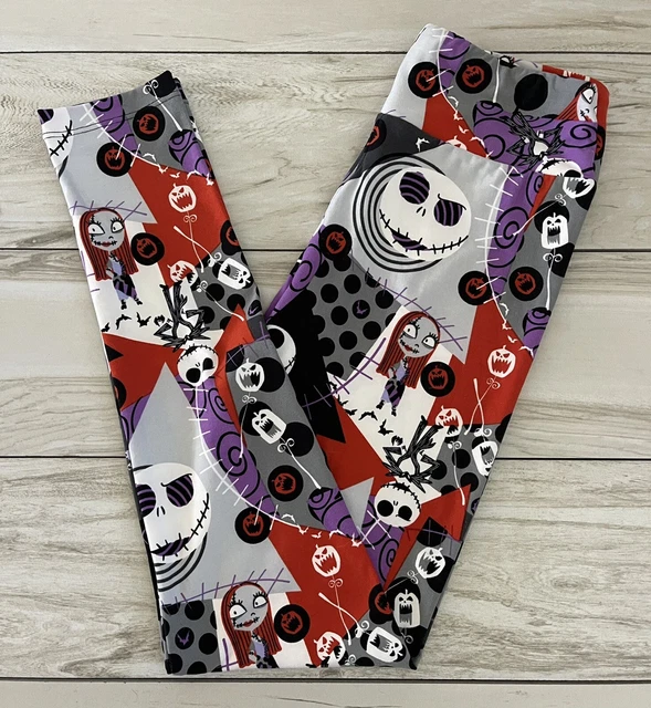 NEW LULAROE LEGGINGS OS Disney Nightmare Before Christmas Jack