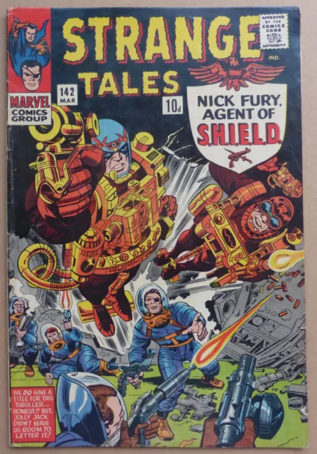 Strange Tales #142, Silver Age Classic With Jack Kirby & Steve Ditko Art/Script.