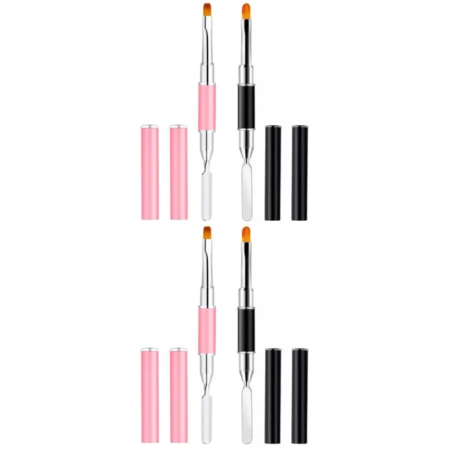 4 Pcs Nagelkunst-Strassstift Nagelschieber-Werkzeug Malen Nagellack-Gel