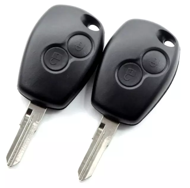 2x Auto Schlüssel Gehäuse 2Tasten Rohling VAC102 für DACIA DUSTER LOGAN SANDERO