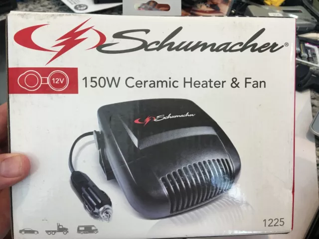 Schumacher 150W Ceramic Heater & Fan - great condition