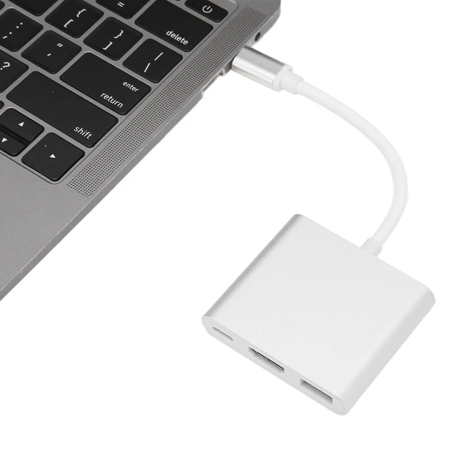 Type C To HD Multimedia Interface USB PD Adapter 3 In 1 High Speed HD Wide C HG5