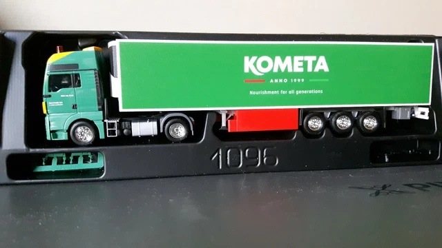 HERPA MAN TGX XXL Euro 6c KühlkofferSzg. GARTNER / Kometa EUR 51,00