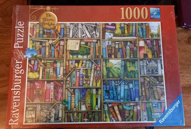Ravensburger Puzzle 1000 Pezzi – La Libreria Magica Di Colin Thompson – Puzzle Per Adulti Di Alta Qualità