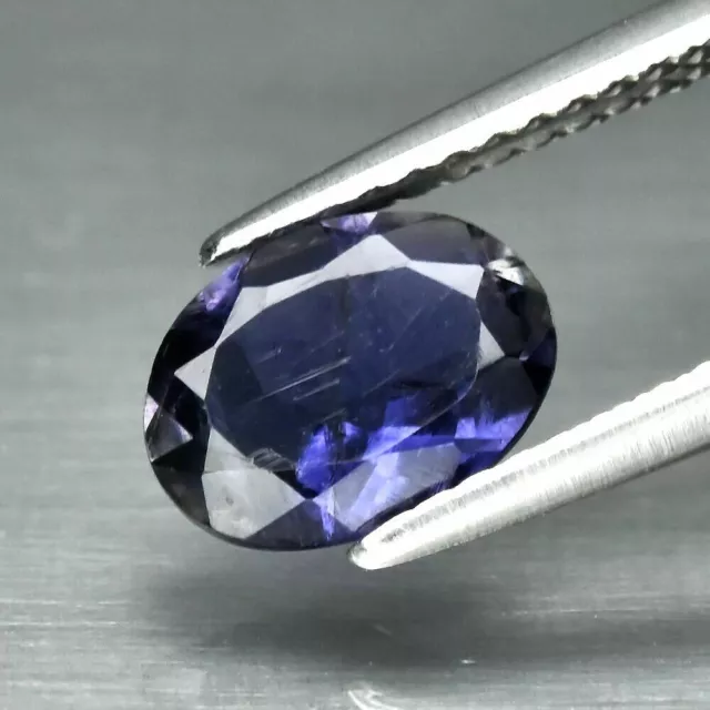 ★★ RARE !!  JOLIE IOLITE VIOLETTE BLEUE DE NAMIBIE : 0,89 CARAT  ★★ p201.135t