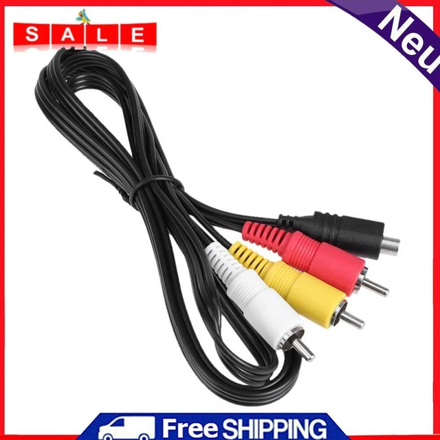 1.2m VMC-15FS A/V RCA to 10Pin Sony Port Adapter Cable for Sony Camera