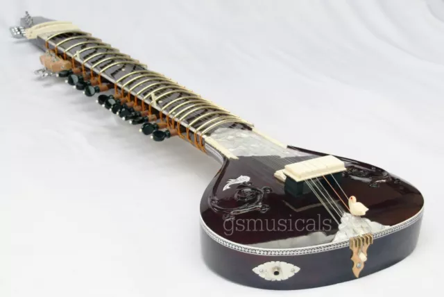 Sitar Fusion Pearl Electric With Fiberglass Case Gsm014