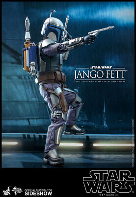 Hot Toys Star Wars Episode II Attack of the Clones Jango Fett 1/6 Figure On Hand 3