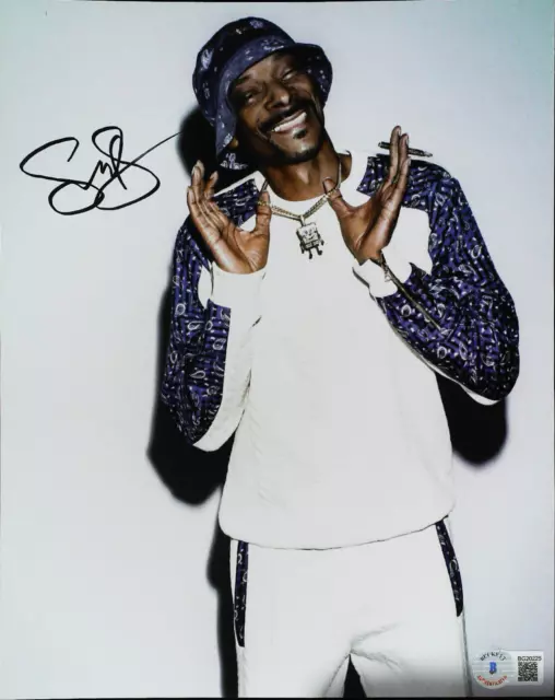 Snoop Dogg Signed Photo Autographed Picture COA BAS