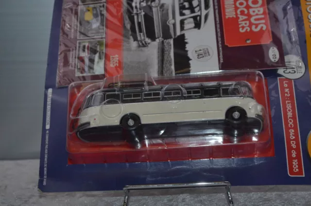 Ancien Voiture Miniature Autobus Bus Car  Du Monde L Isobloc 148 Dp De 1955 2