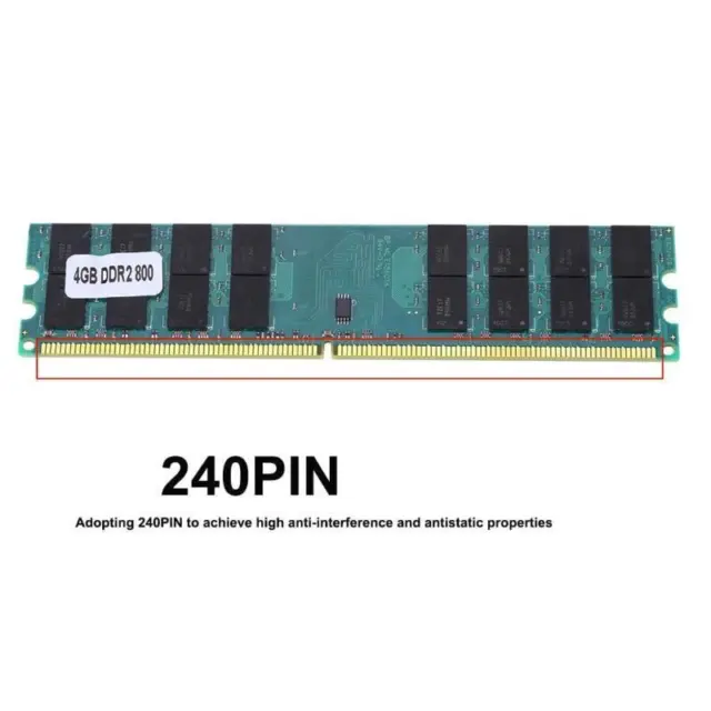 Desktop Memory RAM 1/2/4GB DDR2 533 667 800Mhz PC2-4200/5300/6400 For AMD
