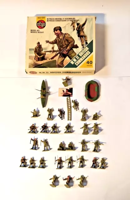 Soldatini Toy Soldiers Airfix British Commandos Ref.9 01732 scala H0-00 (1:72)