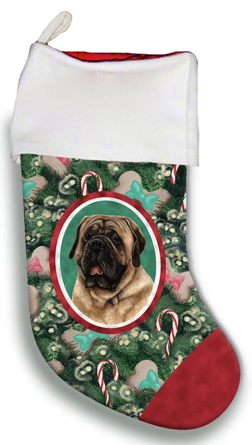 Christmas Stocking - Fawn Mastiff 11113