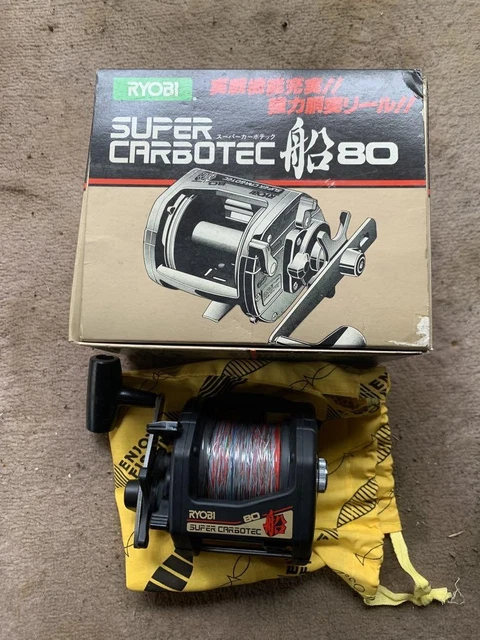 RYOBI SUPER CARBOTEC 船80 RYOBI supercar bo Tec boat 80 reel SUPER CARBOTEC for boat